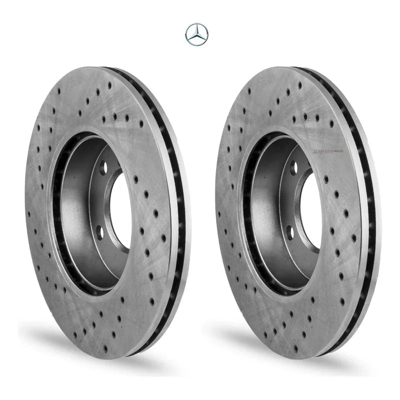 Discos Freno Mercedes Benz Cla200 Cla180 C117 X117 Perforado