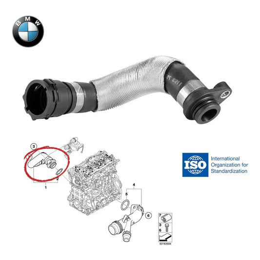Manguera De Termostato Bmw 520i E60 Motor N46 - ZONA GERMANA