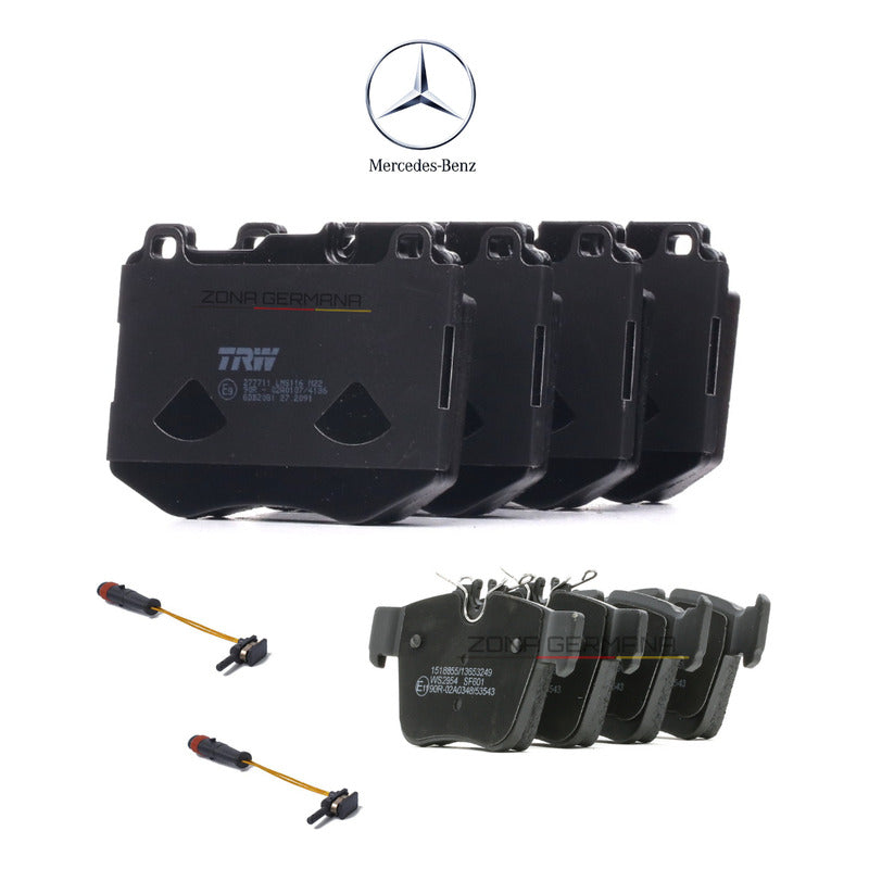 Pastillas Freno Mercedes Glc220 Glc250 Glc300 Kit + Sensores