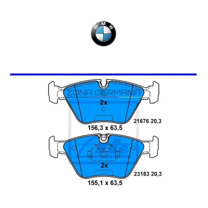 Pastillas Freno Bmw E83 X3 3.0i- E46 330i 320i Original Ate - ZONA GERMANA