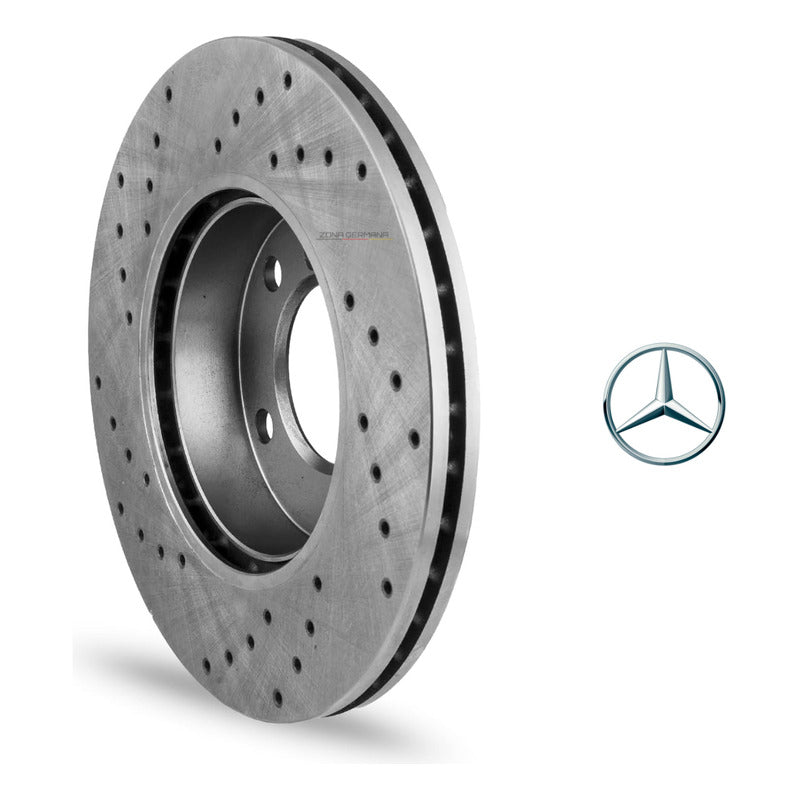 Discos Freno Mercedes Benz A200 A180 A160 W176 Perforados