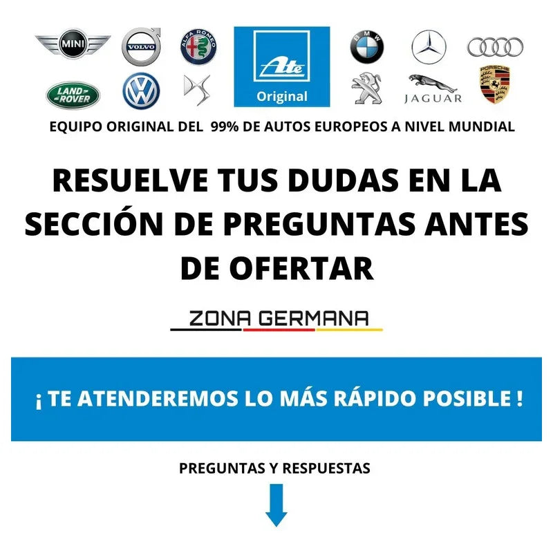 Pastillas Freno Jaguar Fpace F-pace I-pace Kit Original - ZONA GERMANA