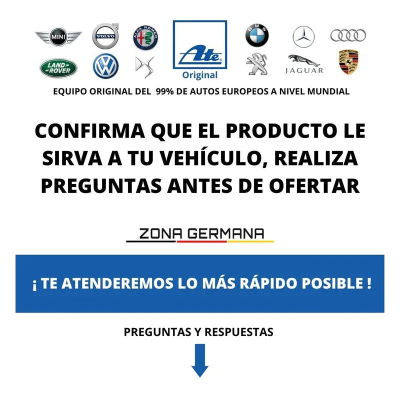 Pastillas Freno Audi Q7 Audi Q8 Traseras + Sensor - ZONA GERMANA
