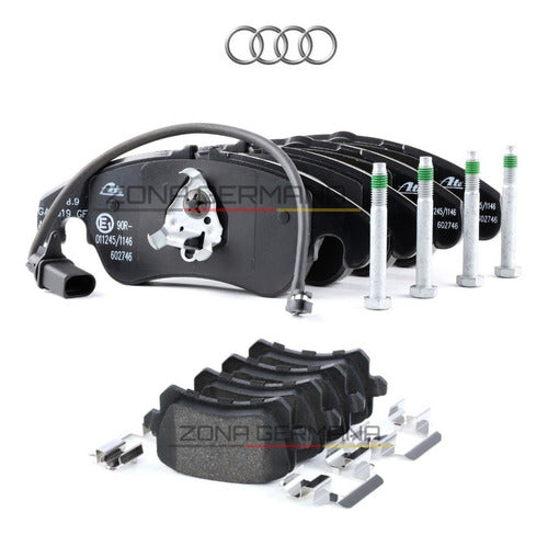 Pastillas Freno Audi Q5 Audi A6 Kit Original + Sensor
