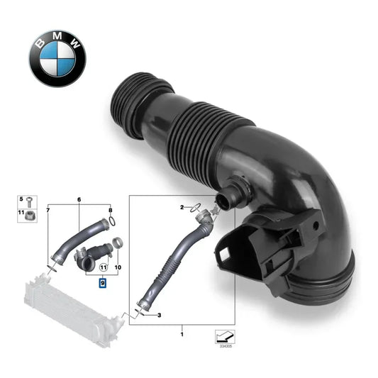 Tubo De Aire Para Bmw 320i 328i F30 F31 Motor N20 Negro - ZONA GERMANA