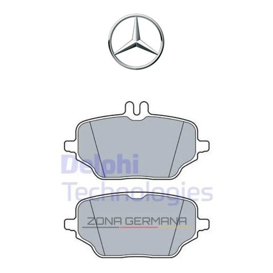 Pastillas Freno Mercedes Benz Gle300 Gle350 Trasera + Sensor - ZONA GERMANA