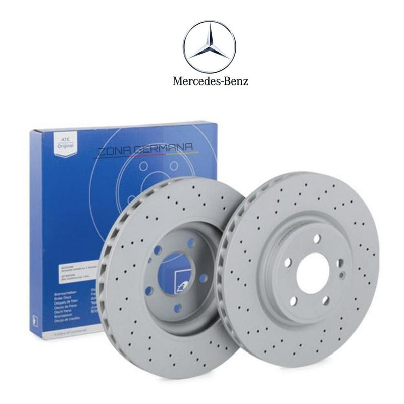 Discos Freno Mercedes Benz A200 B200 Original Ate