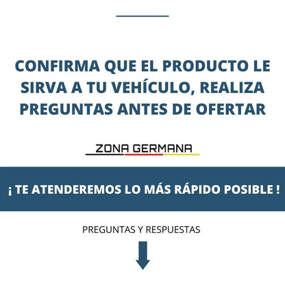Pastillas Freno Mini Cooper / Cooper S + Sensor Trasero - ZONA GERMANA
