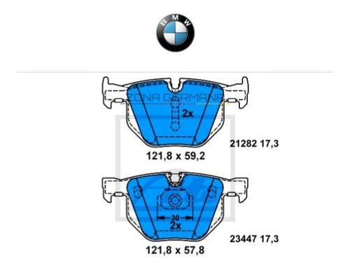 Pastillas De Freno Bmw X6 Original Ate Traseras