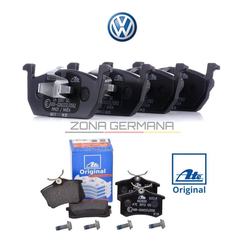 Pastillas Freno Volkswagen T-cross Tcross Vw Nivus Kit Freno