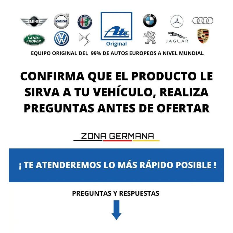 Pastillas Freno Bmw 218i 220i F45 F44 G42 + Sensor Delantero