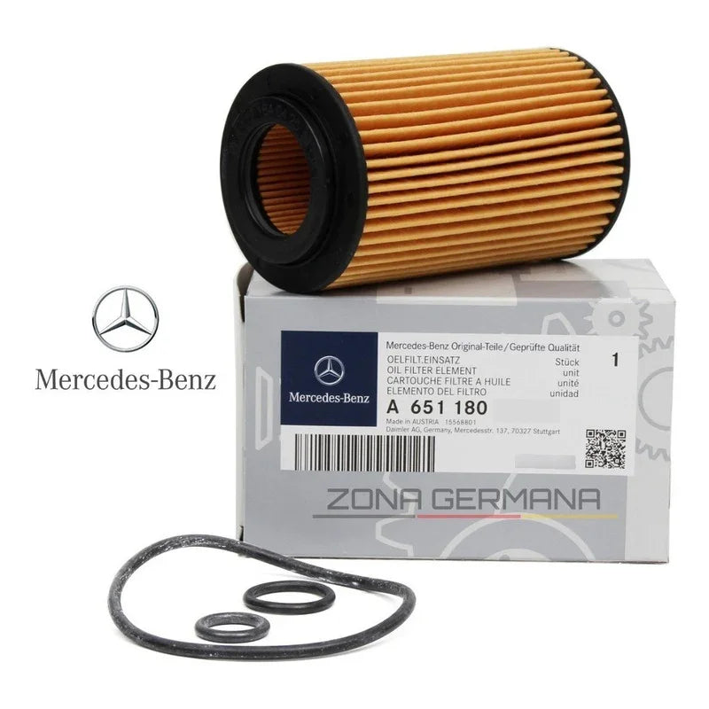 Filtro Aceite Mercedes Benz C180 Cdi C200 Cdi C 220 C250 Cdi - ZONA GERMANA