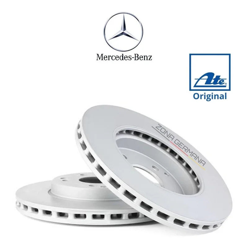 Discos Freno Mercedes Benz C180 C200 W204 C204 Original Ate - ZONA GERMANA
