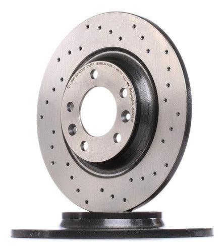 Discos Freno Mercedes Benz C200 C180 W205 Traseros