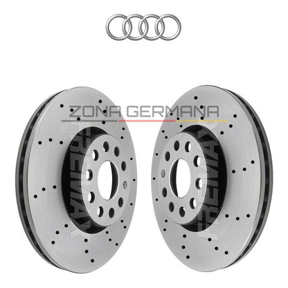Discos Freno Audi A3 / Audi Q3 / Audi Tt 2.0 - Perforados - ZONA GERMANA