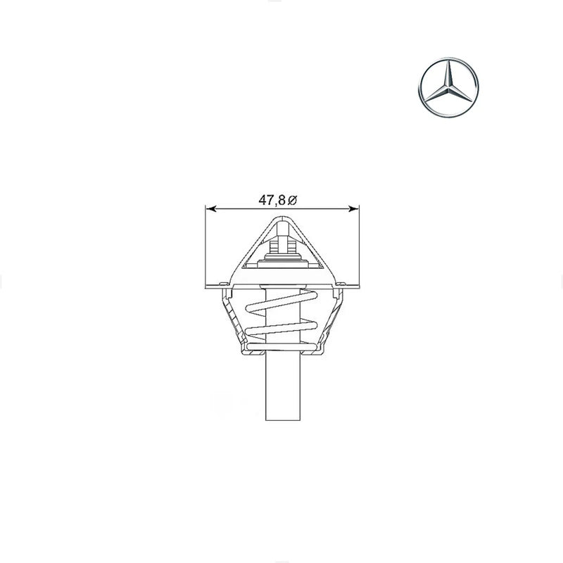 Termostato Para Mercedes Benz C180 C200 C220 C230 W203 W204