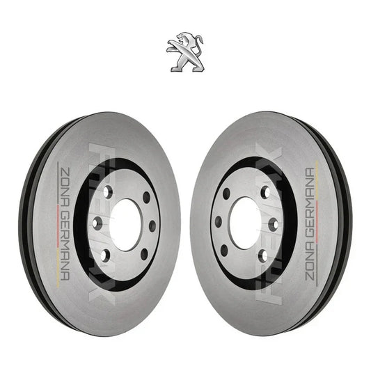 Discos Freno Peugeot 301 206 207 307 - Delanteros - ZONA GERMANA