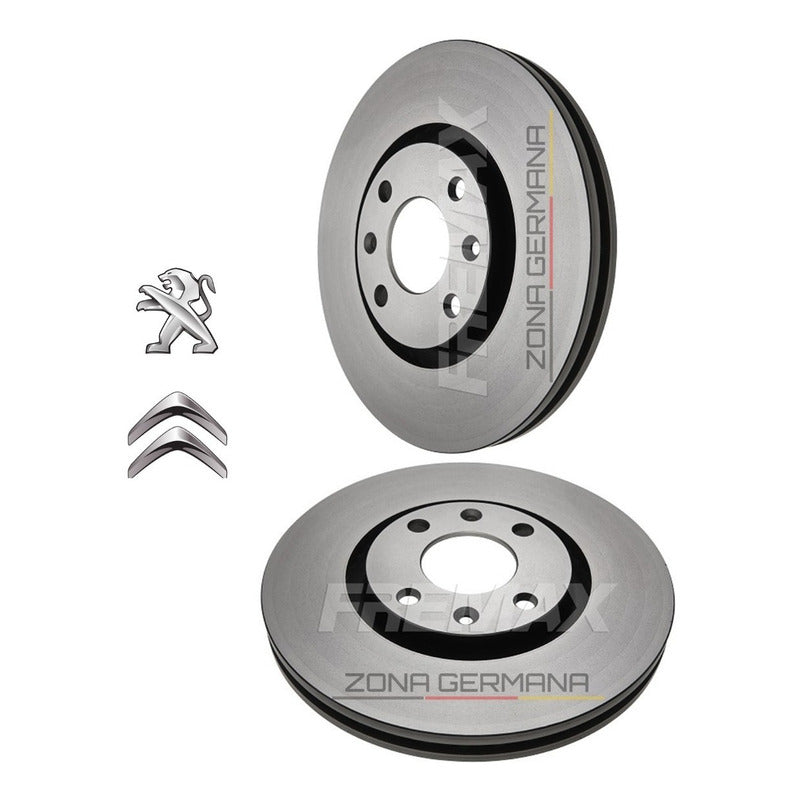 Discos Freno Delanteros Citroen C-elysee 1.6cc Citroën - ZONA GERMANA