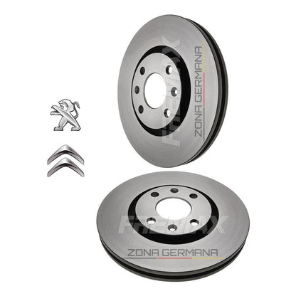 Discos Freno Delanteros Citroen C-elysee 1.6cc Citroën - ZONA GERMANA