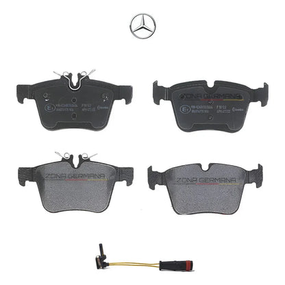 Pastillas De Freno Mercedes Benz C200 W205 + Sensor Trasero - ZONA GERMANA