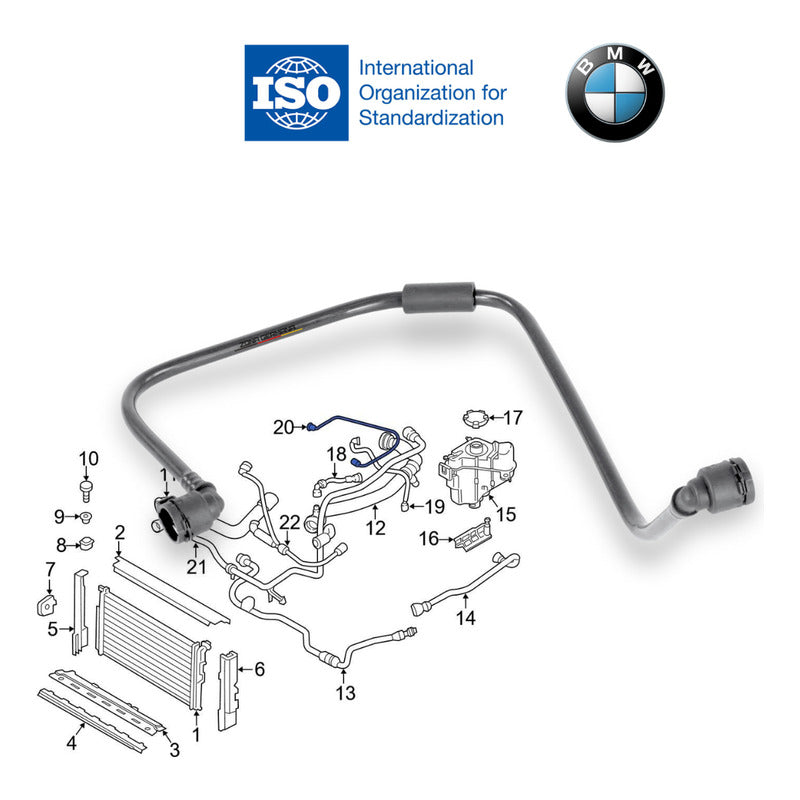 Manguera Deposito Refrigerante Bmw 420i 430i F32 F36 F33