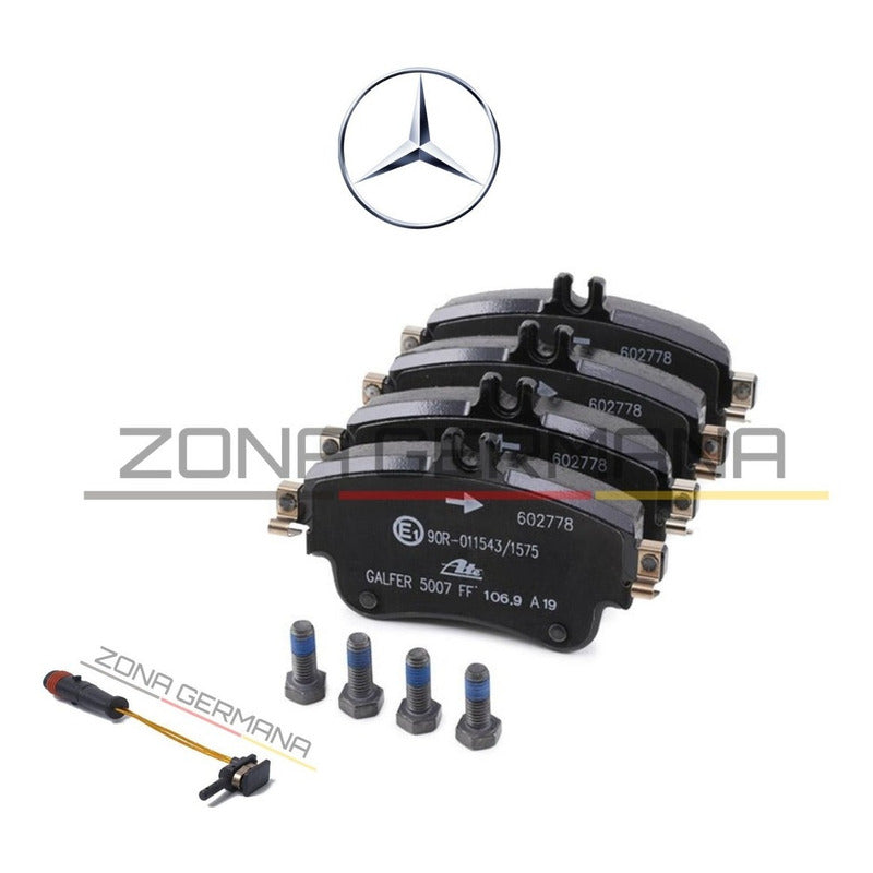 Pastillas Freno Mercedes Benz B180 B200 +sensor Original Ate - ZONA GERMANA