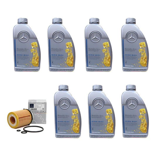 Cambio Aceite Y Filtro Mercedes Benz E200 E250 Kit Original - ZONA GERMANA