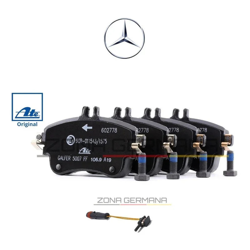 Pastillas Freno Mercedes Benz B180 B200 +sensor Original Ate - ZONA GERMANA