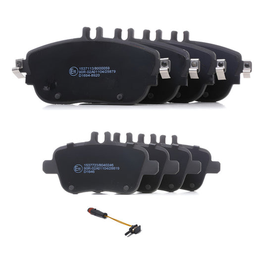 Pastillas Freno Mercedes Benz A200 A250 Kit Sensor Original