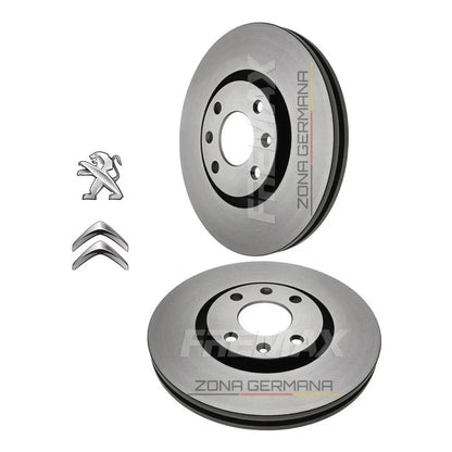 Discos Freno Peugeot 301 206 207 307 - Delanteros - ZONA GERMANA