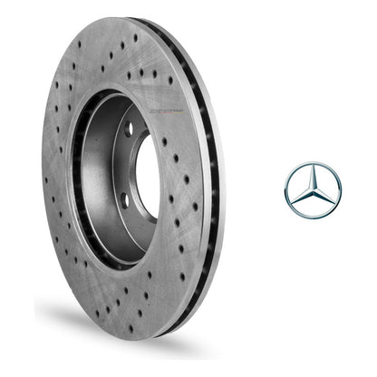 Discos Freno Mercedes Benz A200 A180 A160 W176 Perforados