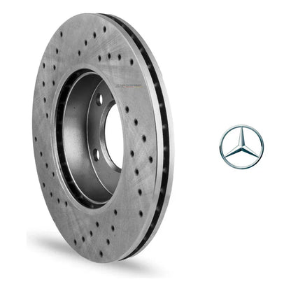 Discos Freno Mercedes Benz A200 A180 A160 W176 Perforados - ZONA GERMANA