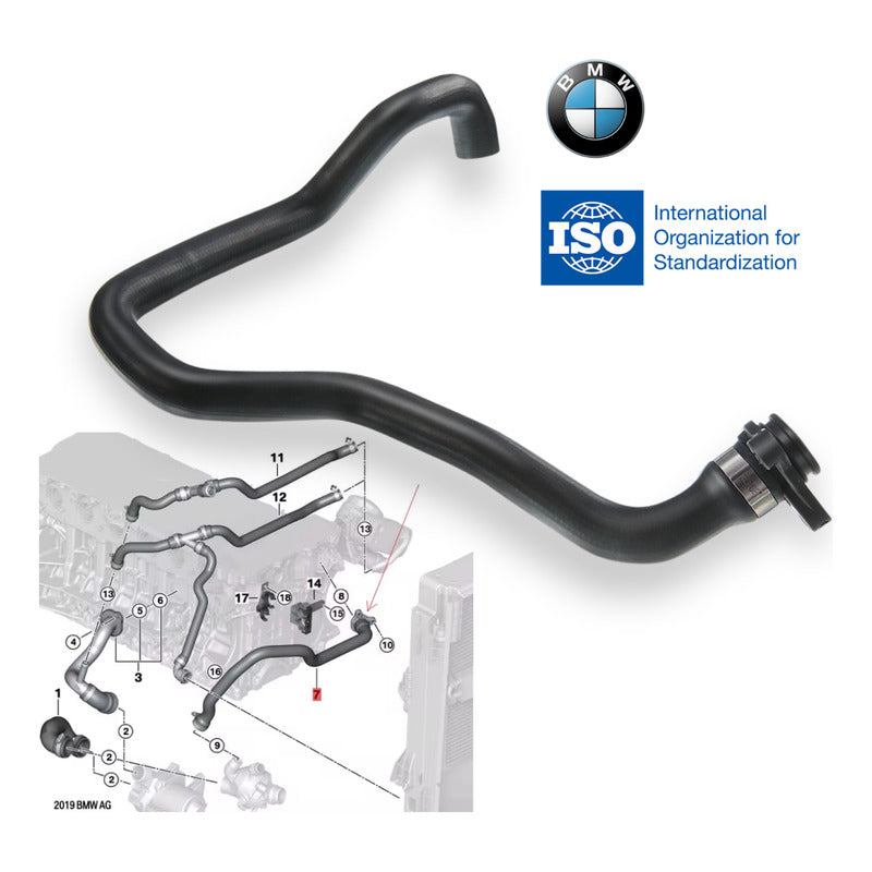 Manguera De Radiador Bmw 525i 530i X1 25i 28i E60 E84