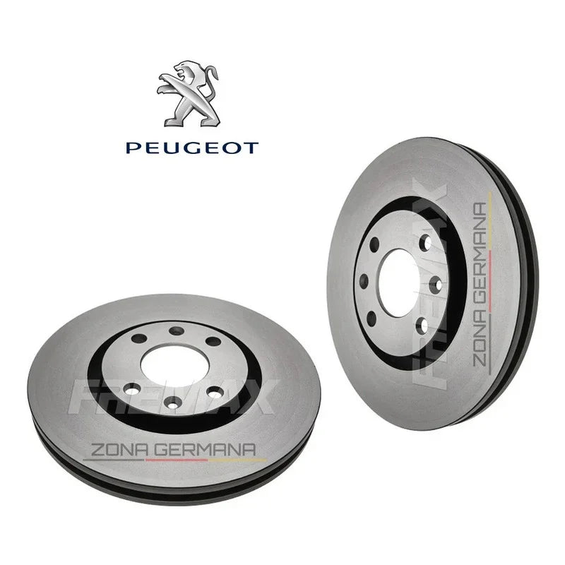 Discos Freno Peugeot 301 206 207 307 - Delanteros - ZONA GERMANA