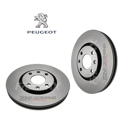 Discos Freno Peugeot 301 206 207 307 - Delanteros - ZONA GERMANA