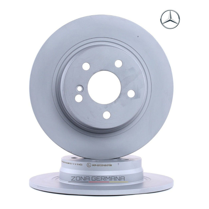 Discos Freno Mercedes Benz C200 C180 230e 3.2 W124 W201 W202 - ZONA GERMANA