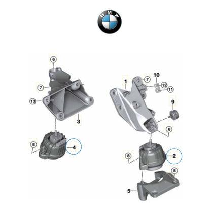 Soportes Motor Para Bmw X1 25i 28i Bmw E84 + Soportes Caja