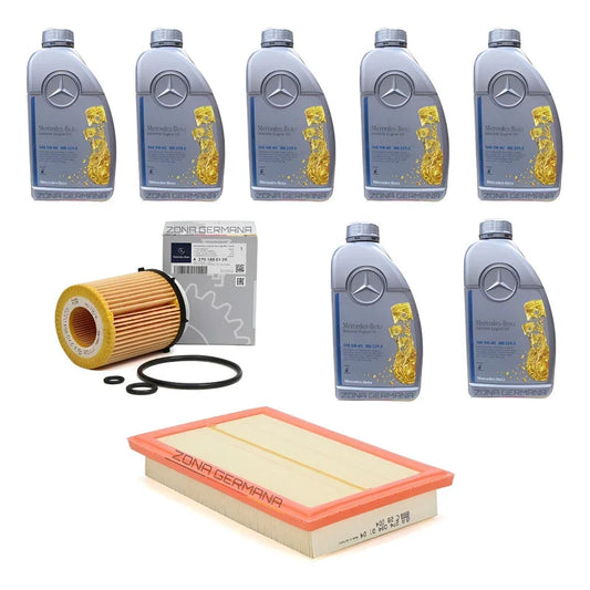 Cambio Aceite Filtros Mercedes C200 C180 C250 W205 Original - ZONA GERMANA