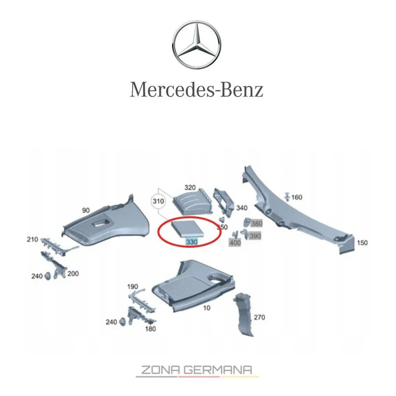 Filtro Aire Mercedes Benz E200 E250 E350 E350e Aire Motor - ZONA GERMANA