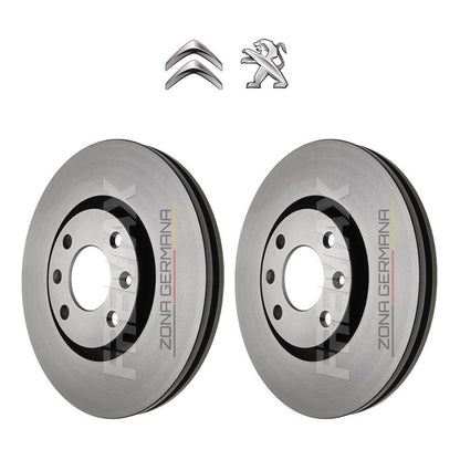 Discos Freno Delanteros Citroen C-elysee 1.6cc Citroën - ZONA GERMANA