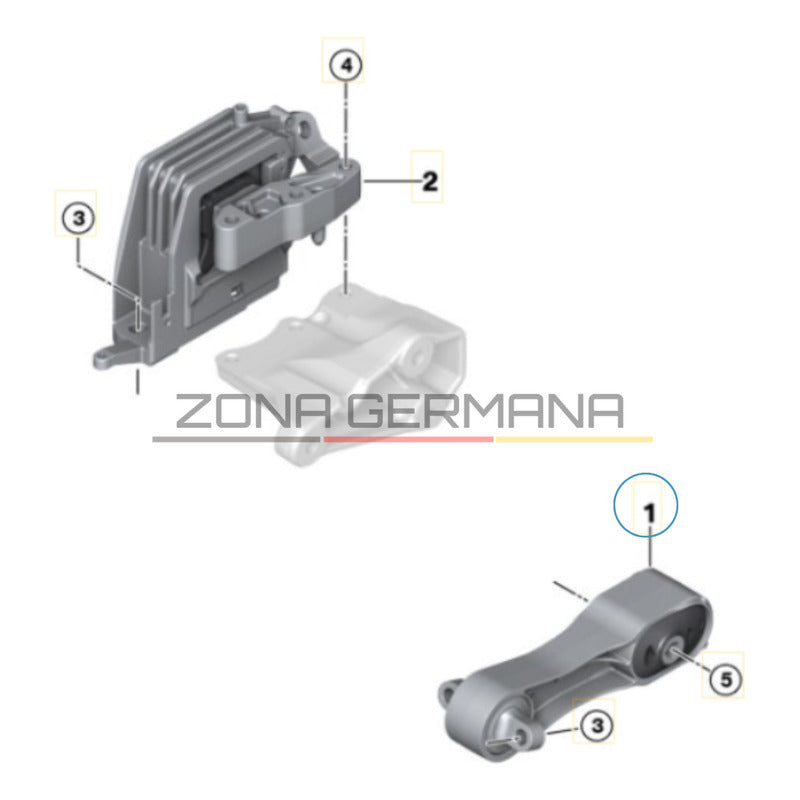 Soporte Motor Bmw X1 F48 Bmw X2 F39 Bmw 20i 18d 18i 25i