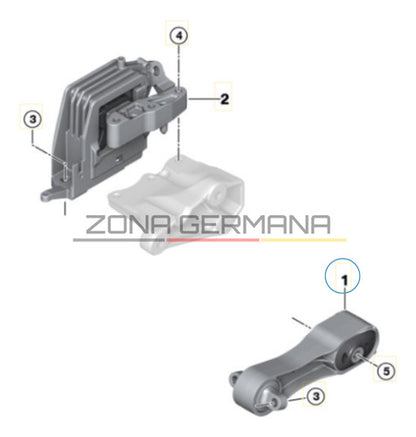 Soporte Motor Mini Cooper S Mini Cooper Mini F55 F56 F57