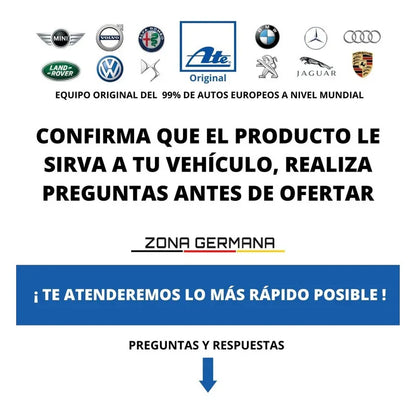 Pastillas Freno Audi Q7 Audi Q8 Traseras + Sensor - ZONA GERMANA