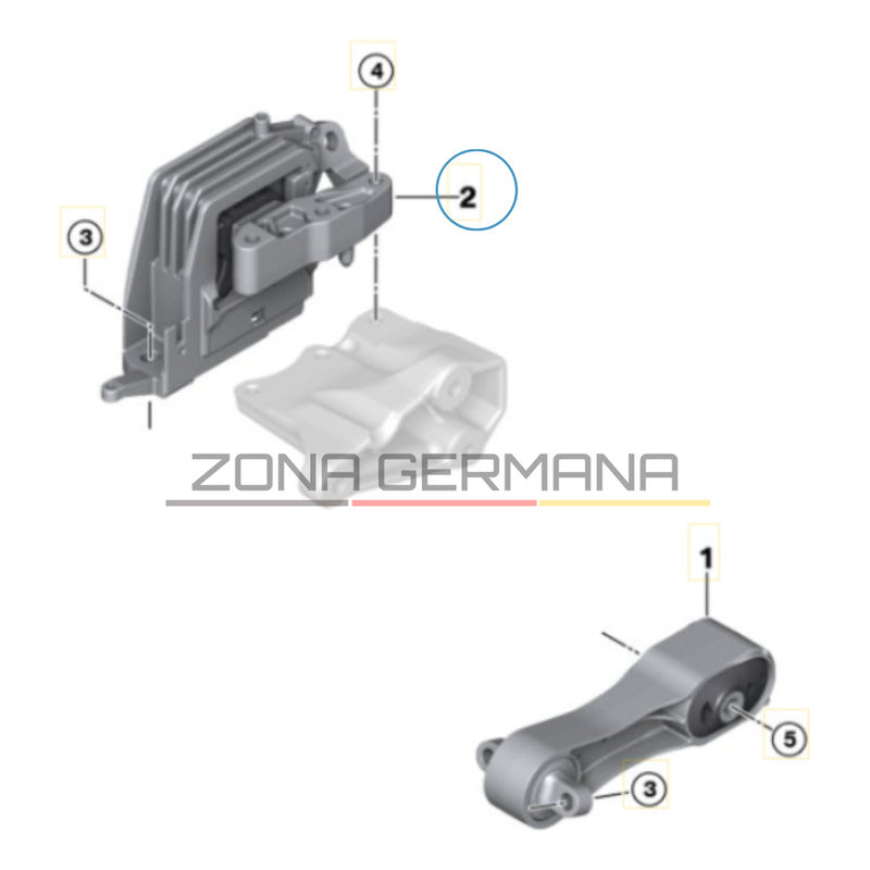 Soporte Motor Bmw 218i F45 Serie 2 Active Tourer - ZONA GERMANA