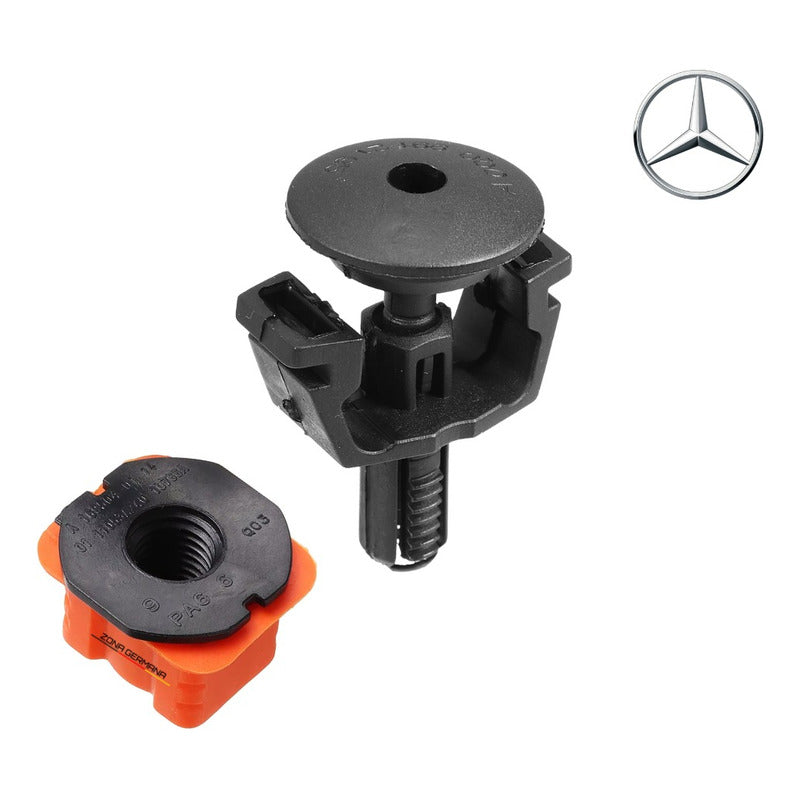 Soportes Radiador Mercedes Benz E220d E300 E350 Clk 63 Amg Negro