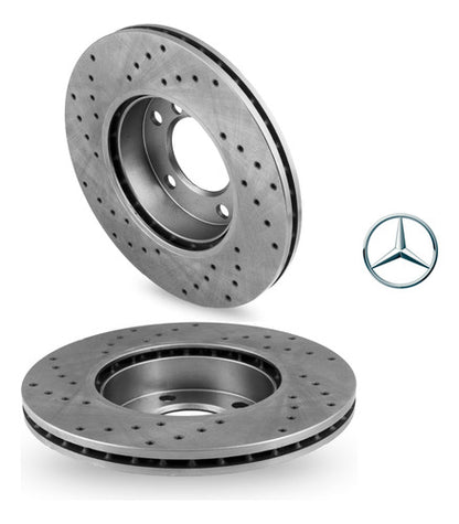 Discos Freno Mercedes Benz E200 E220 W212 Cdi Cgi