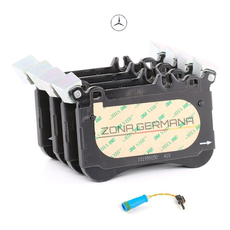 Pastillas Freno Mercedes Benz A45 Amg - Delanteras + Sensor