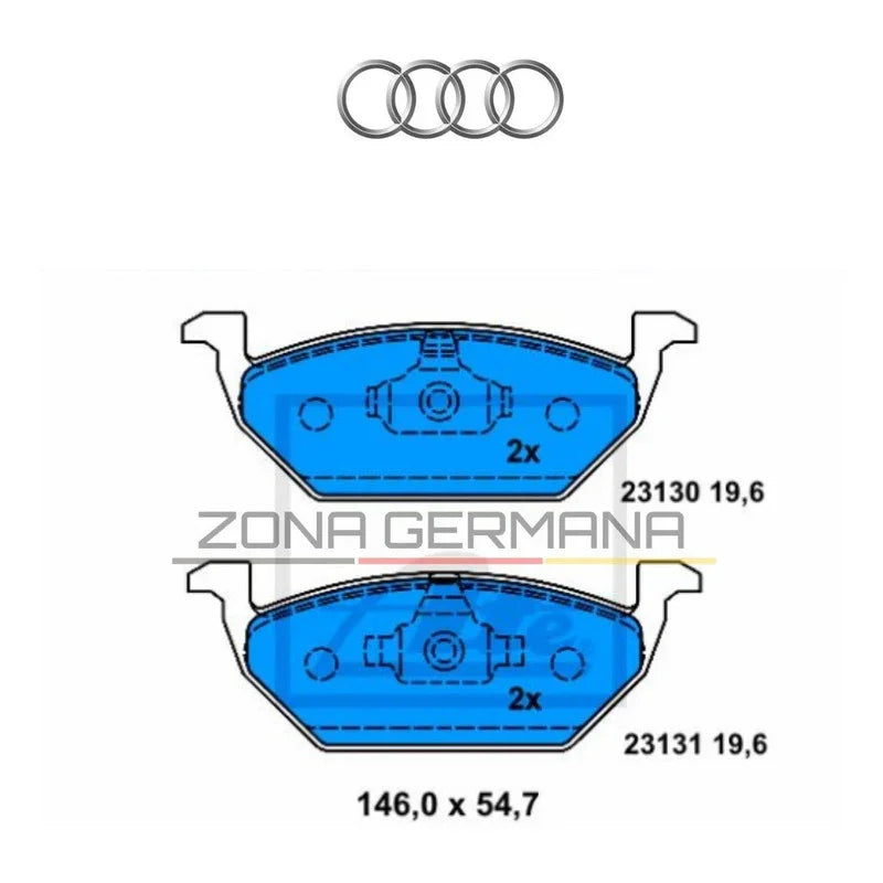 Pastillas Freno Audi A1 A2 A3 A4 Original Ate - ZONA GERMANA