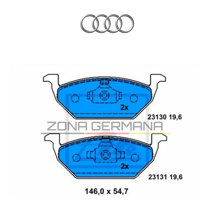 Pastillas Freno Audi A1 A2 A3 A4 Original Ate - ZONA GERMANA