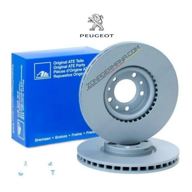 Discos Freno Delanteros Peugeot 3008 / 5008 Originales Ate - ZONA GERMANA